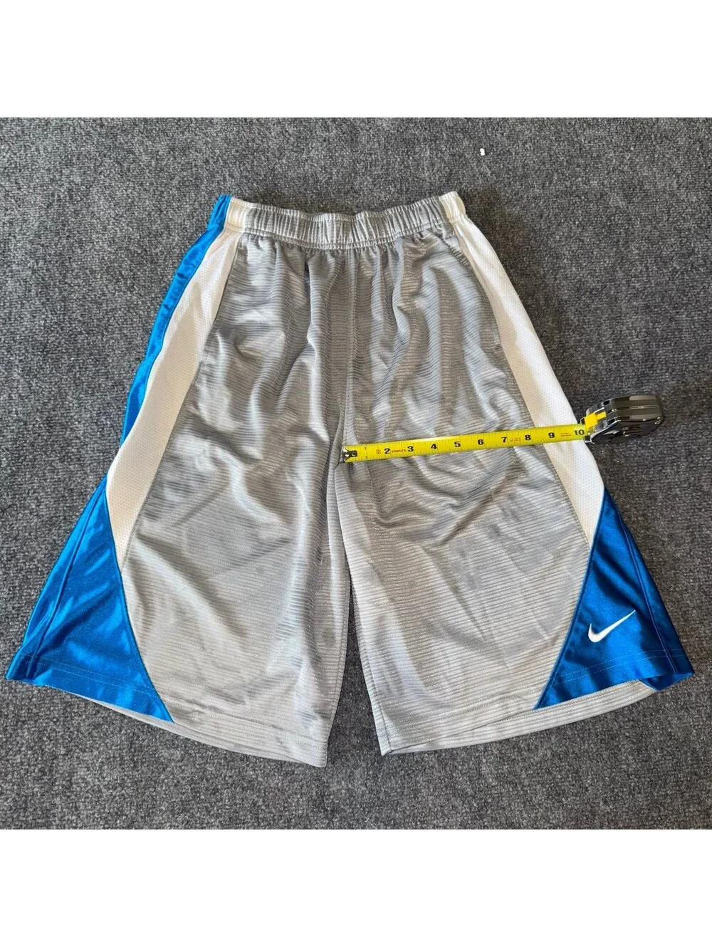 Nike Grail Baggy Dazzle Hoop Shorts Mens MD Vtg y2k 90s Rare